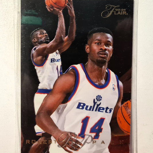 Robert Pack 1996 Fleer Flair 95-96 #192 NBA Basketball Washington Bullets Excellent Sleeved