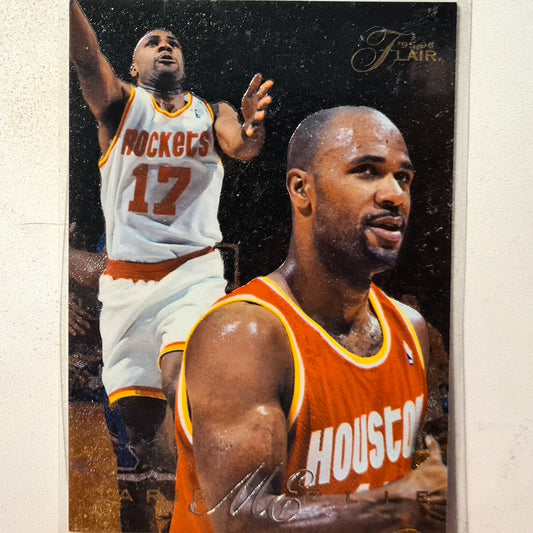 Mario Elie 1995 Fleer Flair 95-96 #50 NBA Basketball Houston Rockets Excellent Sleeved