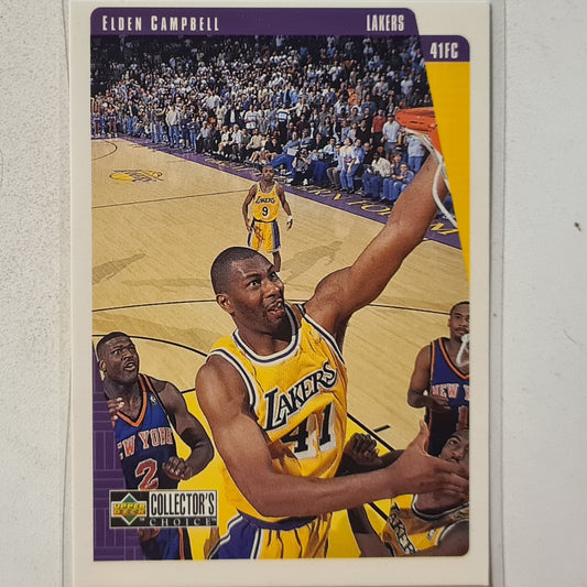 Elden Campbell 1997 Upper-Deck #65 NBA Basketball LA Lakers Excellent Sleeved