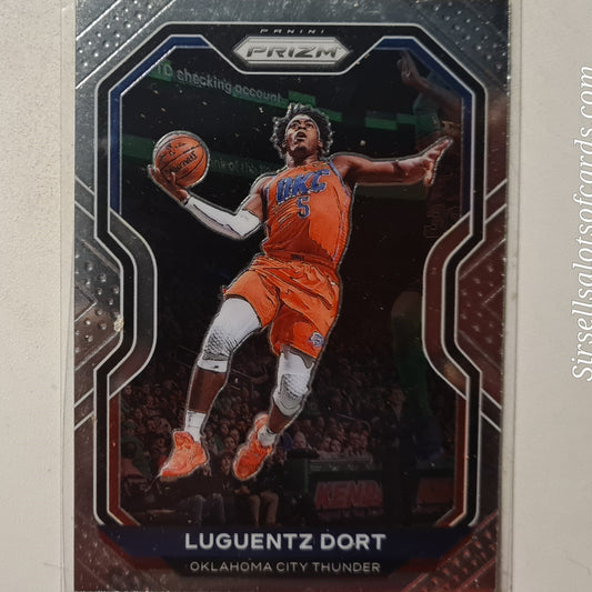 Luguentz Dort 2020-21 Panini Prizm #31 NBA Basketball Oklahoma City Thunder Excellent Sleeved