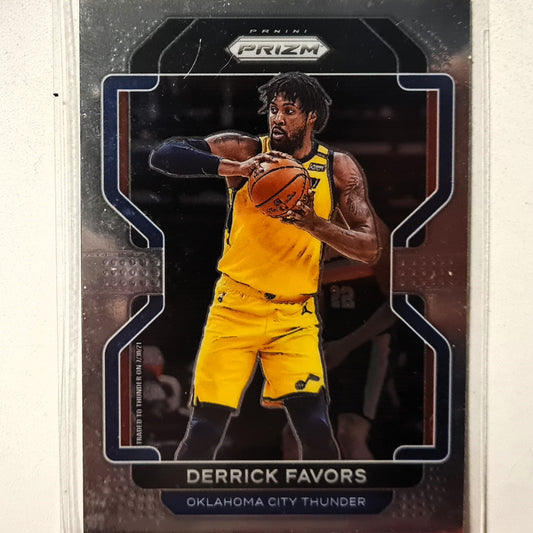 Derrick Favors 2021-22 Panini Prizm #124 NBA Basketball Oklahoma City Thunder Excellent