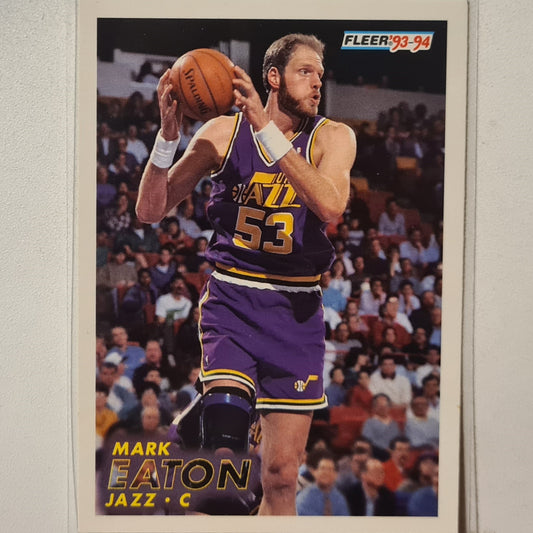 Mark Eaton 1993 Fleer 93-94 #207 NBA Basketball Utah Jazz Excellent