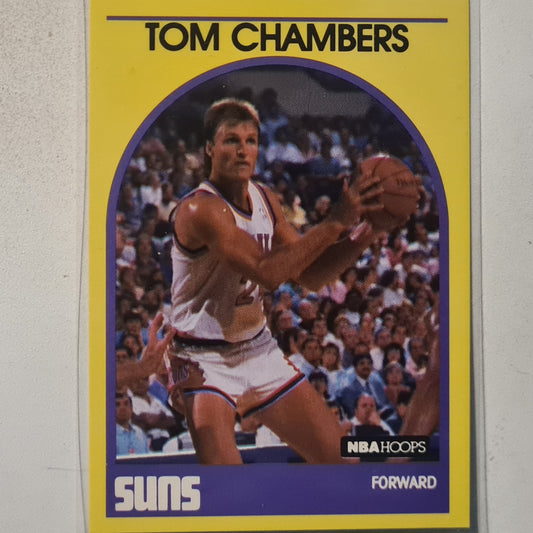 Tom Chambers 1989 NBA Hoops #77 NBA Basketball Phoenix Suns Excellent Sleeved