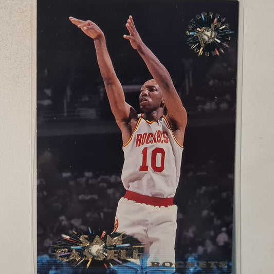 Sam Cassell 1995 Topps stadium club #180 NBA Basketball Houston Rockets Excellent Sleeved