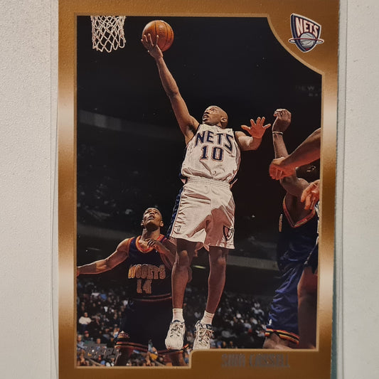 Sam Cassell 1998 Topps #53 NBA Basketball New Jersey Nets Excellent Sleeved