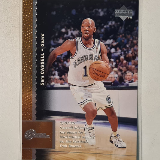 Sam Cassell 1997 Upper-Deck#205 NBA Basketball Dallas Mavericks Excellent Sleeved