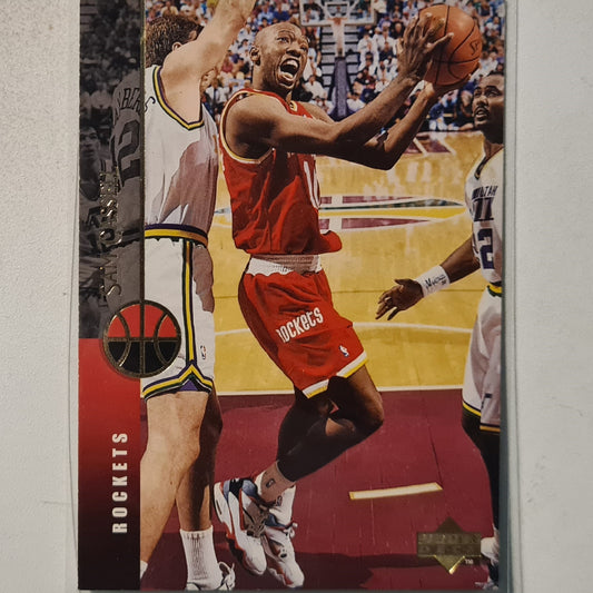 Sam Cassell 1995 upper-Deck  #277 NBA Basketball Houston Rockets Excellent Sleeved