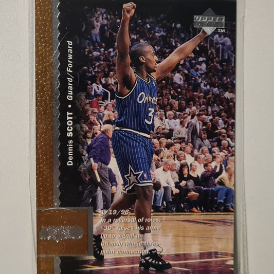 Dennis Scott 1997 Upper-Deck #269 NBA Basketball Orlando Magic  Excellent Sleeved