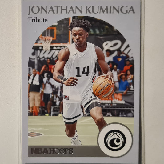 Jonathan Kuminga 2021 NBA Hoops Tribute Rookie RC #55 NBA Basketball Excellent Sleeved