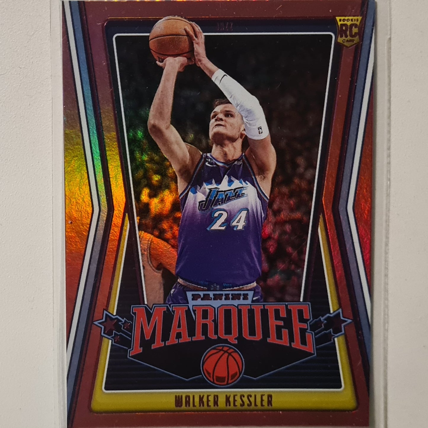 Walker Kessler 2022-23 Panini Marquee Pink variant Rookie RC #241 NBA Basketball Utah Jazz Excellent Sleeved