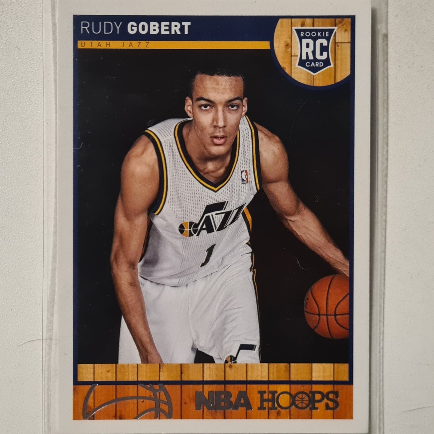 Rudy Gobert 2013-14 Panini NBA Hoops Rookie RC #287 NBA Basketball Utah Jazz very good