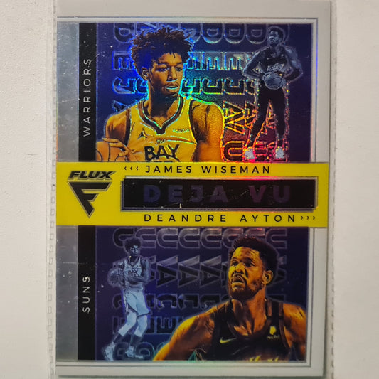 James Wiseman Deandre Ayton 2020-21 Panini Flux deja vu #18 NBA Basketball warriors Suns excellent +