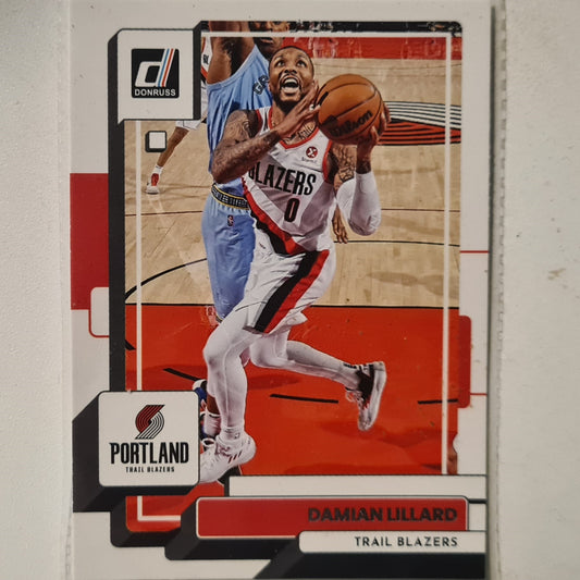 Damian Lillard 2022-23 Donruss #106 NBA Basketball Portland Trail Blazers excellent +