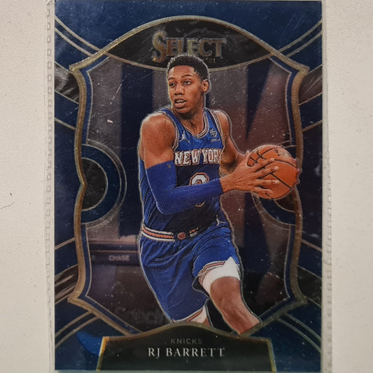 RJ Barrett 2020-21 Panini Select Rookie RC #40 NBA Basketball New York Knicks Excellent