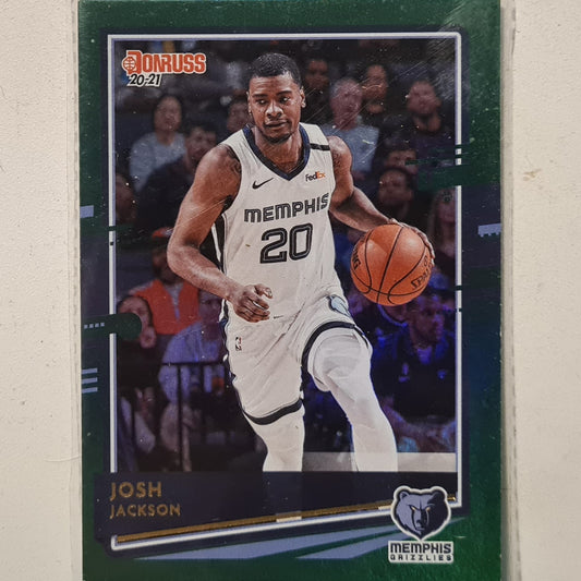 Josh Jackson 2020-21 Panini Donruss 20-21 green foil #18 NBA Basketball Memphis Grizzlies Excellent