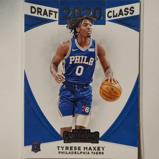 Tyrese Maxey 2020-21 Panini Contenders Draft Class Rookie RC #26 NBA Basketball Philadelphia 76ers  Excellent