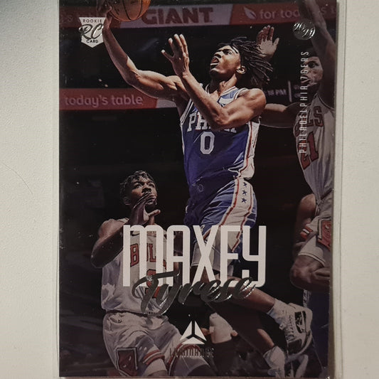 Tyrese Maxey 2020-21 Panini Luminance Rookie RC #165 NBA Basketball Philadelphia 76ers Excellent