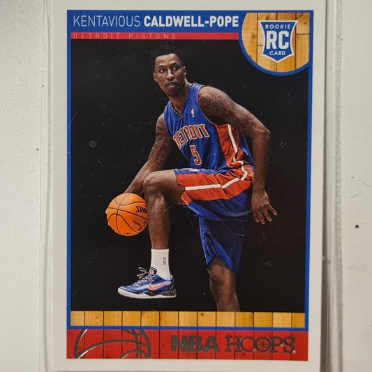 Kentavious Caldwell-Pope 2013-14 Panini NBA Hoops red back rare RC rookie #268 NBA Basketball Detroit Pistons Excellent