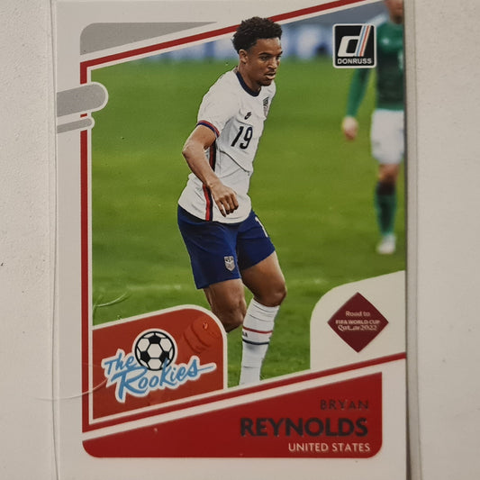 Bryan Reynolds 2021-22 Panini Donruss Soccer THE ROOKIES Qatar 2022 RC rookie #15 Football USA excellent