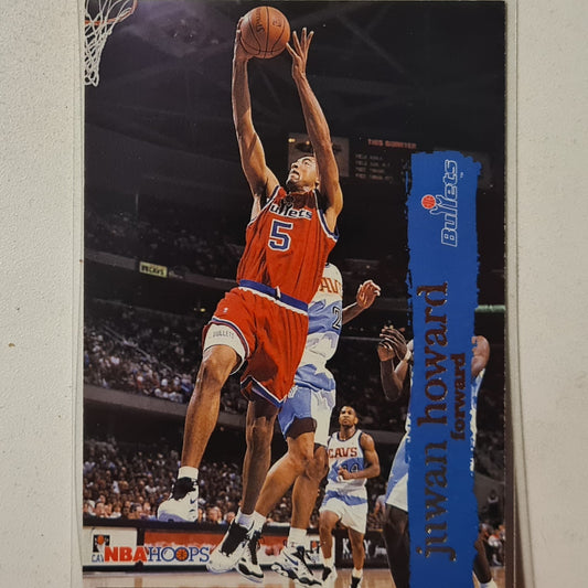 Juwan Howard 1995 Skybox #166 NBA Basketball Washington Bullets Excellent sleeved