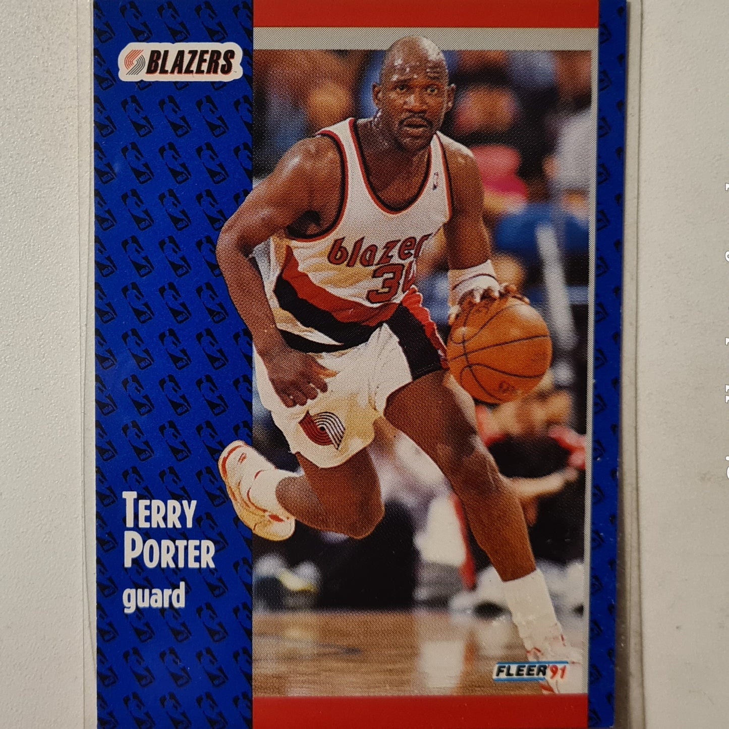 Terry Porter 1991 Fleer 91 #171 NBA Basketball Portland Trail Blazers Excellent sleeved