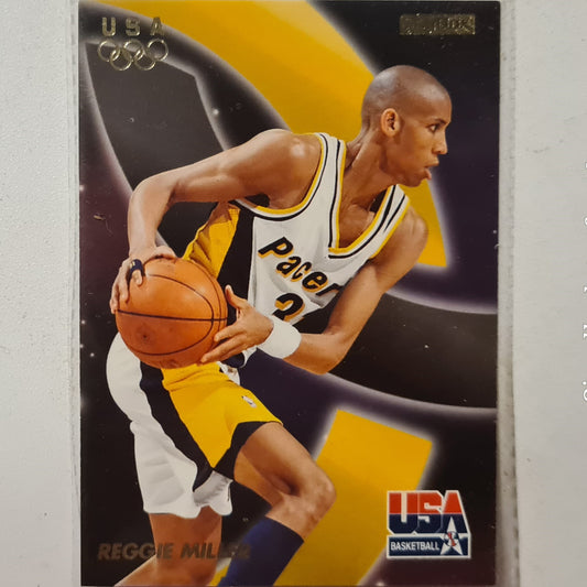 Reggie Miller 1996 Skybox USA Basketball  #44 NBA Basketball Indiana Pacers Excellent