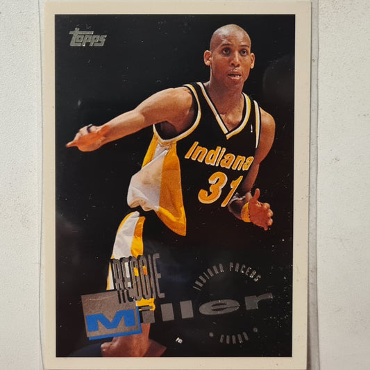 Reggie Miller 1995 Topps  #31 NBA Basketball Indiana Pacers Excellent