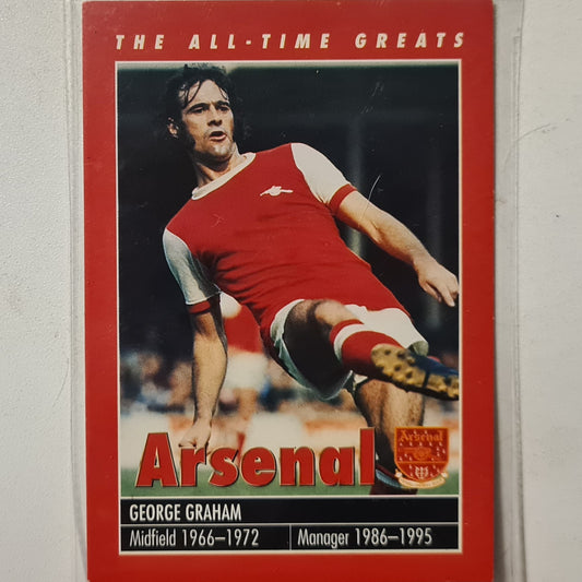 George Graham 1997 Carlton the all time greats  Soccer Football Arsenal very good sleeved