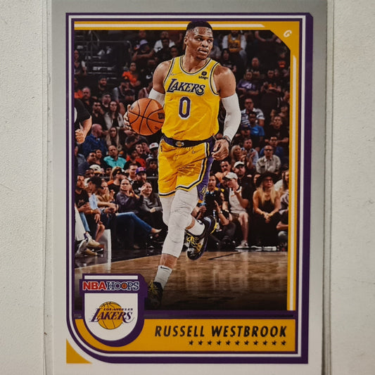 Russell Westbrook 2022-23 Panini Hoops #172 NBA Basketball Los Angeles Lakers Mint