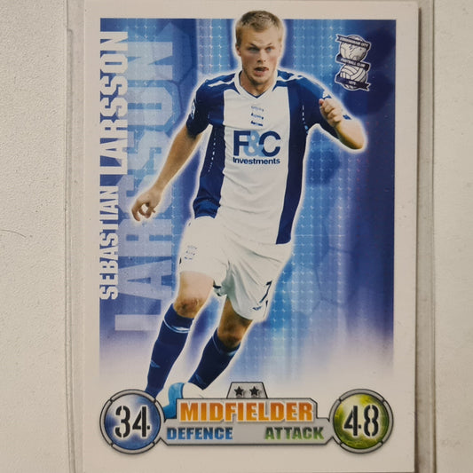 Sebastian Larsson 2007-08 Topps Match Attax Soccer Football Birmingham City very good