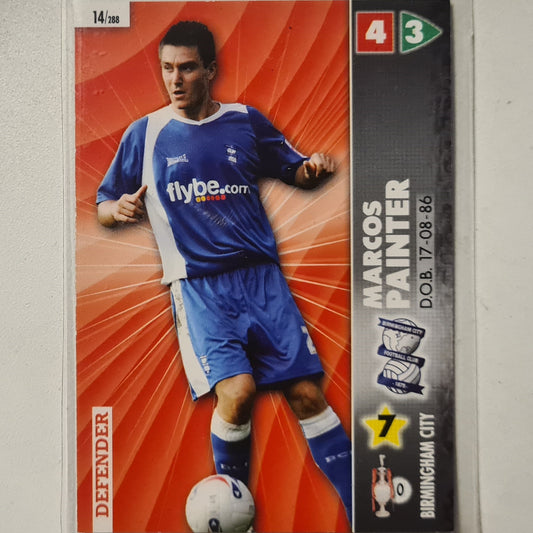 Marcos Painter 2007 Panini Coca-Cola Championship #14 Soccer Football Birmingham City very good