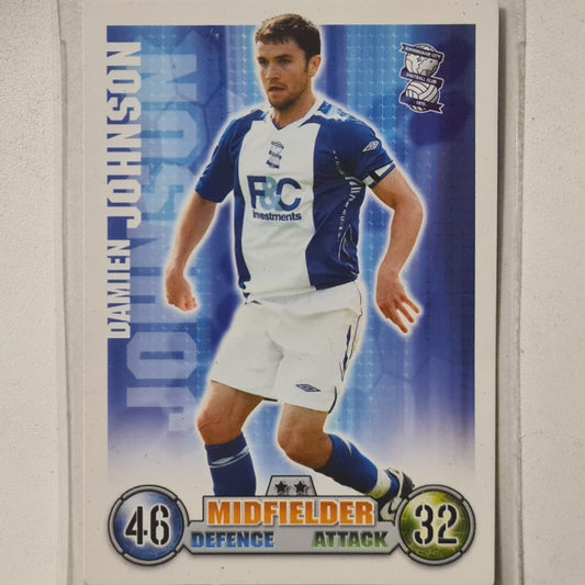 Damien Johnson 2007-08 Topps Match Attax Soccer Football Birmingham City very good