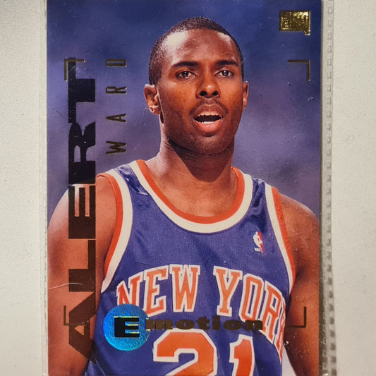 Charlie Ward 1995 Skybox Emotion Alert #65 NBA Basketball New York Knicks Excellent