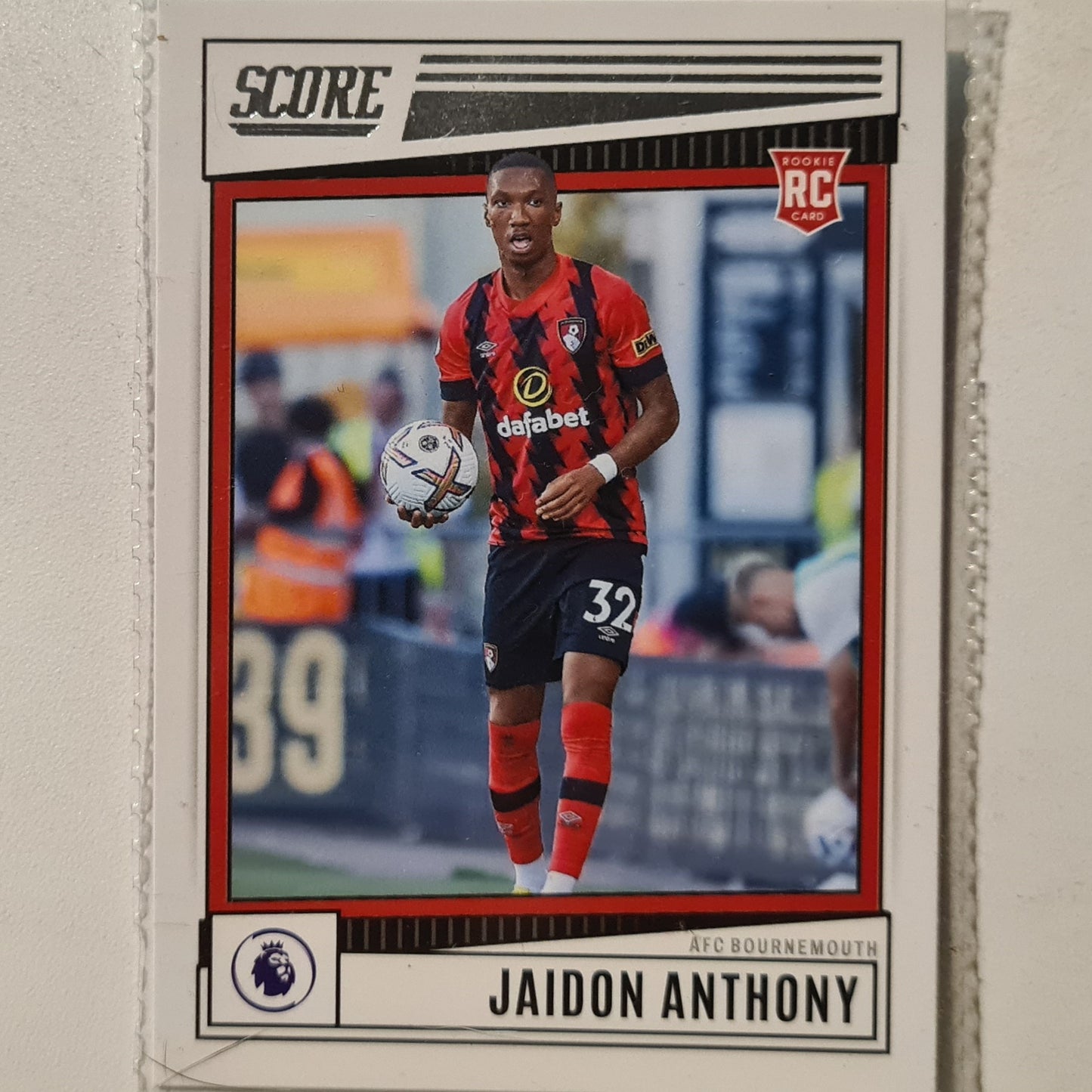 Jaidon Anthony 2022-23 Panini Score Premier League Rookie RC #3 Soccer Football Bournemouth Excellent