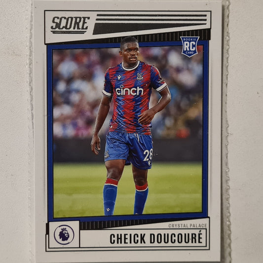 Cheick Doucoure 2022-23 Panini Score Premier League Rookie RC #61 Soccer Football Crystal Palace Excellent