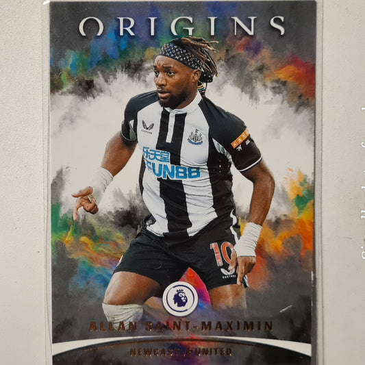 Allan Saint-Maximin 2021-22 Panini Chronicles Origins #93 Soccer Football Newcastle United Excellent/mint sleeved