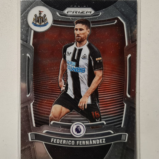 Federico Fernandez 2021-22 Panini Prizm premier league #35 Soccer Football Newcastle United Excellent/mint sleeved