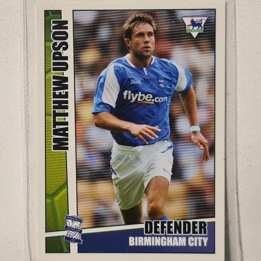 Matthew Upson 2005/06 Merlin premier stars #29 Soccer Football Birmingham City very good sleeved