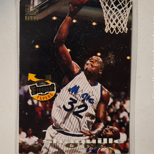 Shaquille O'Neal 1994 Topps stadium club frequent flyers #358 NBA Basketball Orlando Magic good sleeved