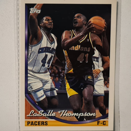 LaSalle Thompson 1994 Topps  #245 NBA Basketball Indiana Pacers Excellent sleeved
