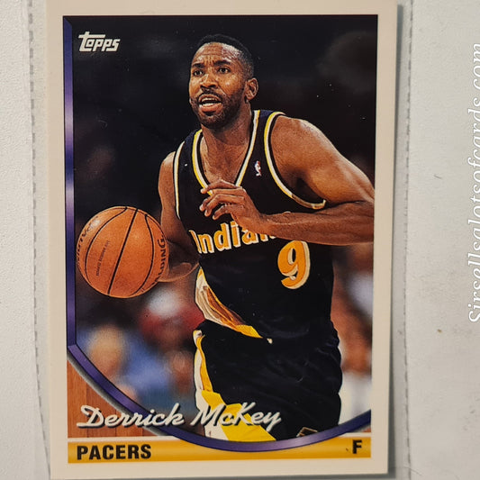 Derrick Mckey 1994 Topps  #325 NBA Basketball Indiana Pacers Excellent sleeved