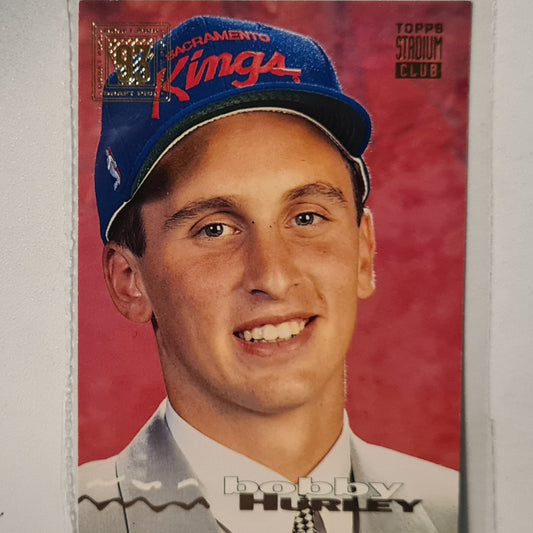 Bobby Hurley 1993 Topps Stadium Club Draft pick Rookie RC #53 NBA Basketball Sacramento Kings Excellent sleeved