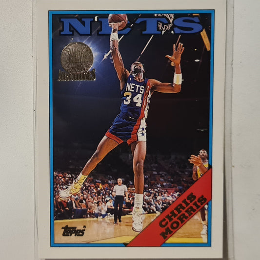 Chris Morris 1993 Topps Rookie Archives Gold variant RC #108 New Jersey Nets Excellent Sleeved