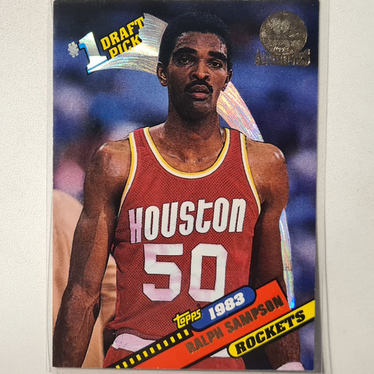 Ralph Sampson 1993 Topps Rookie Archives Gold variant RC #3 Houston Rockets Excellent Sleeved