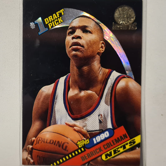 Derrick Coleman 1993 Topps Rookie Archives Gold variant RC #10 New Jersey Nets Excellent Sleeved