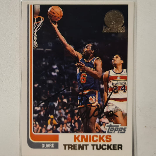 Trent Tucker 1993 Topps Rookie Archives Gold variant RC #29 New York Knicks Excellent Sleeved