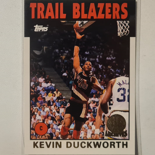 Kevin Duckworth 1993 Topps Rookie Archives Gold variant RC #80 Portland Trail Blazers Excellent Sleeved