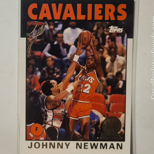 Johnny Newman 1993 Topps Rookie Archives Gold variant RC #83 Cleveland Cavaliers Excellent Sleeved