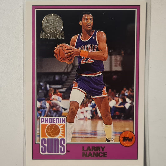 Larry Nance 1993 Topps Rookie Archives Gold variant RC #18 Phoenix Suns Excellent Sleeved