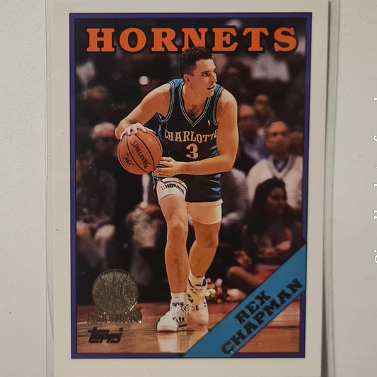 Rex Chapman 1993 Topps Rookie Archives Gold variant RC #102 Charlotte Hornets Excellent Sleeved